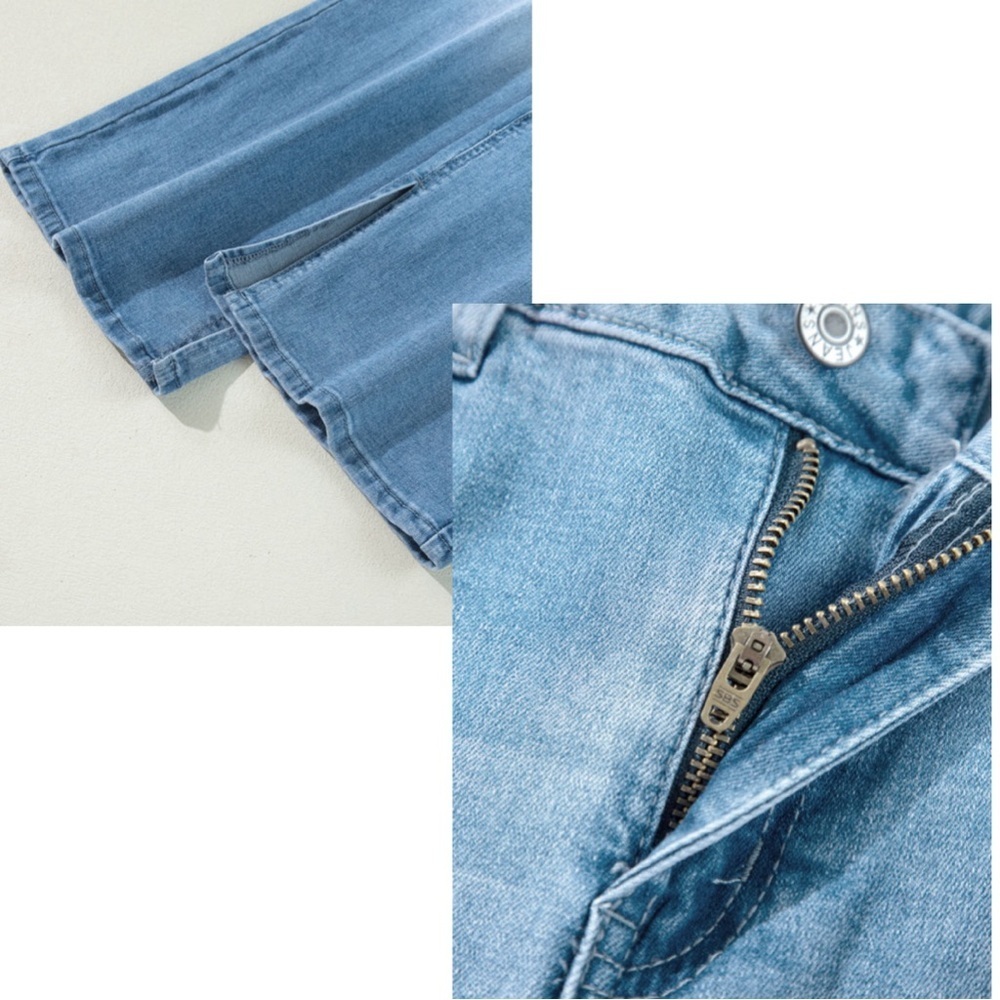 High 𝖱𝗂𝗌𝖾 𝖲𝗁𝗂𝖿𝗍 𝖲𝗅𝗂𝗍 𝖫𝖾𝗀 𝖲𝗍𝗋𝖺𝗂𝗀𝗁𝗍 𝖢𝗈𝗍𝗍𝗈𝗇 𝖩𝖾𝖺𝗇 - Picture 4 of 5